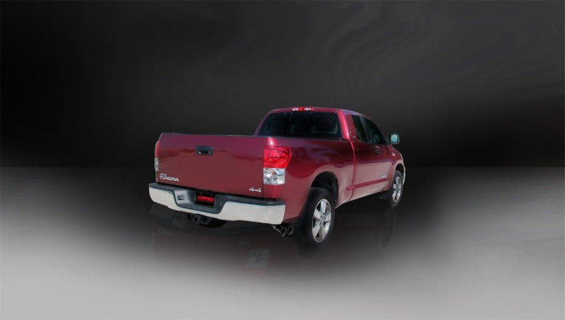 Load image into Gallery viewer, Corsa 2011-2021 Toyota Tundra Double Cab/Crew Max 5.7L V8 Black Sport Cat-Back Exhaust
