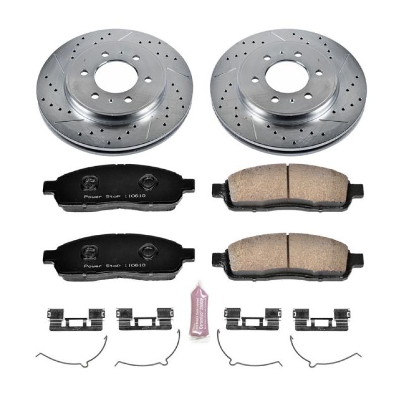 Load image into Gallery viewer, Power Stop 2009 Ford F-150 Front Z23 Evolution Sport Brake Kit
