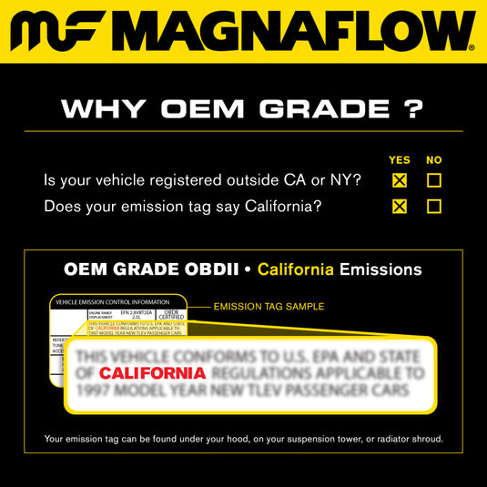 MagnaFlow Right Side Direct Fit Catalytic Converter 15-17 Chrysler 300 3.6L