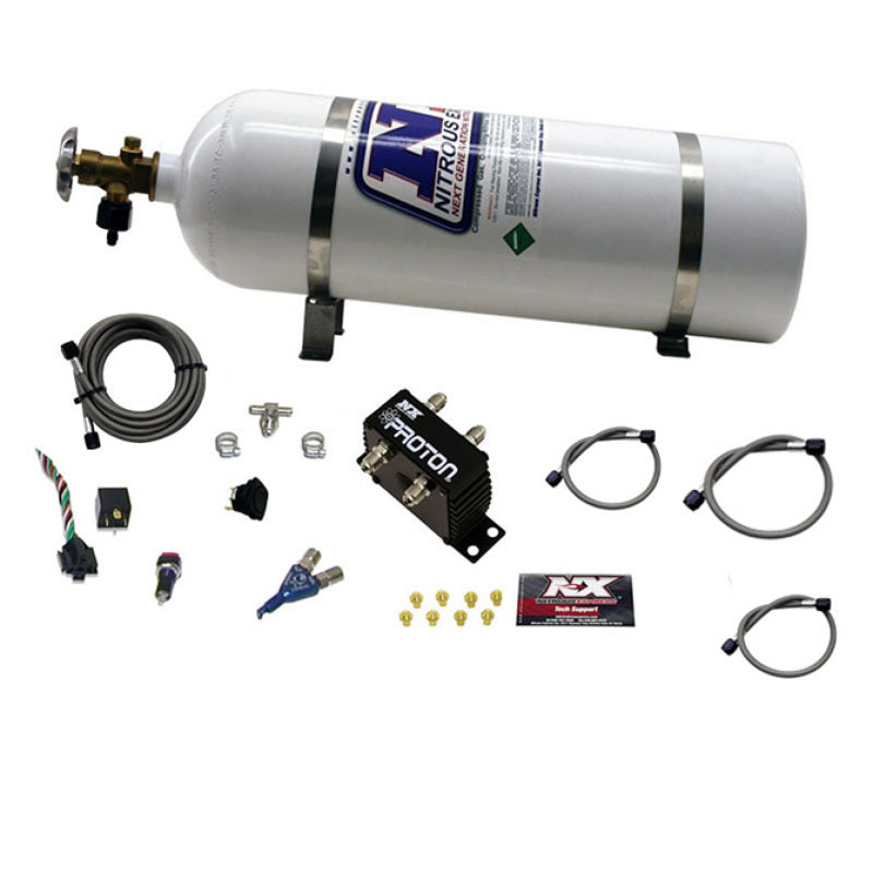 Load image into Gallery viewer, Nitrous Express Proton Series Nitrous Kit w/15lb Bottle
