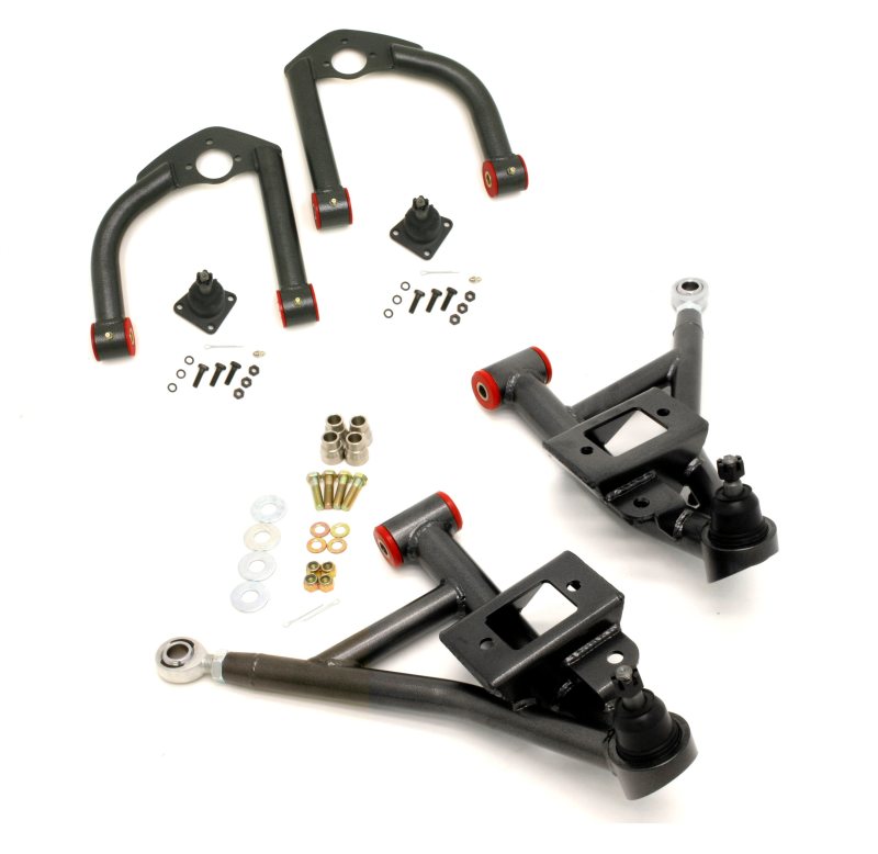 Load image into Gallery viewer, BMR 93-02 F-Body Upper And Lower A-Arm Kit - Black Hammertone
