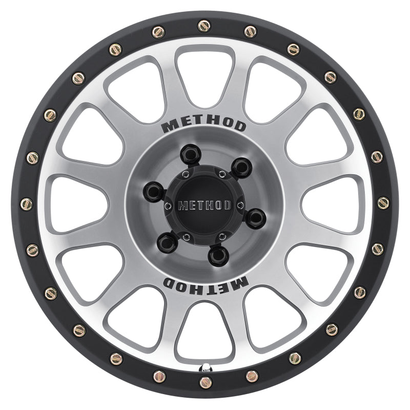 Load image into Gallery viewer, Method MR305 NV 17x8.5 0mm Offset 6x5.5 108mm CB Machined/Black Street Loc Wheel
