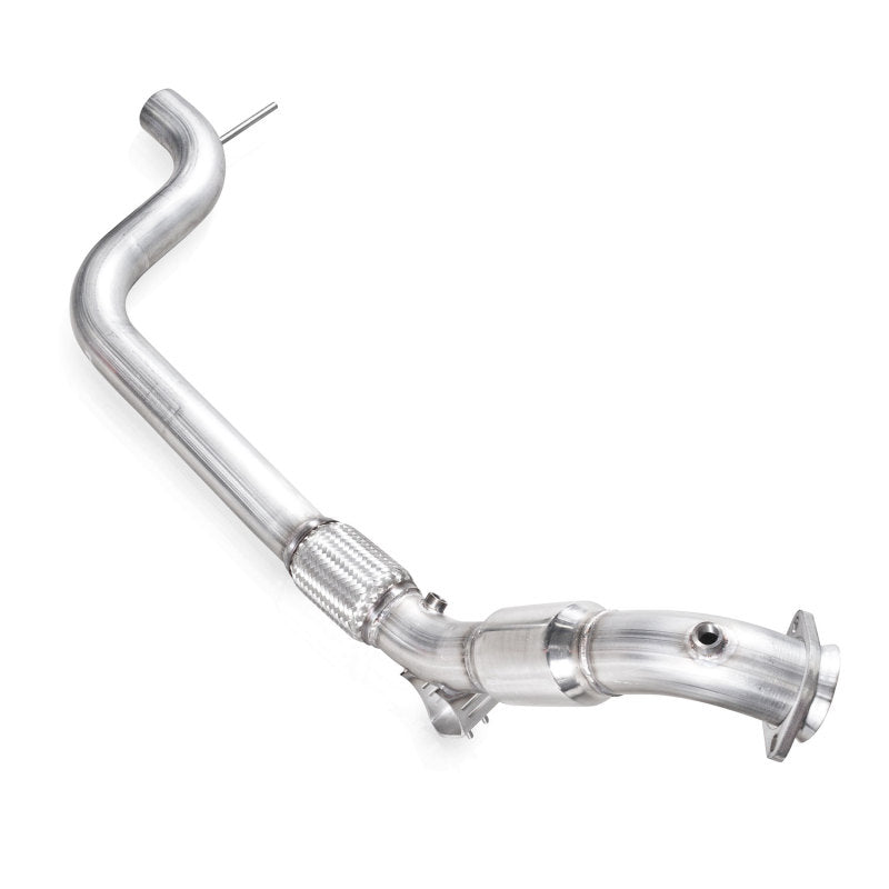 Load image into Gallery viewer, Stainless Works 2015-16 Mustang Downpipe 3in High-Flow Cats Performance Connection

