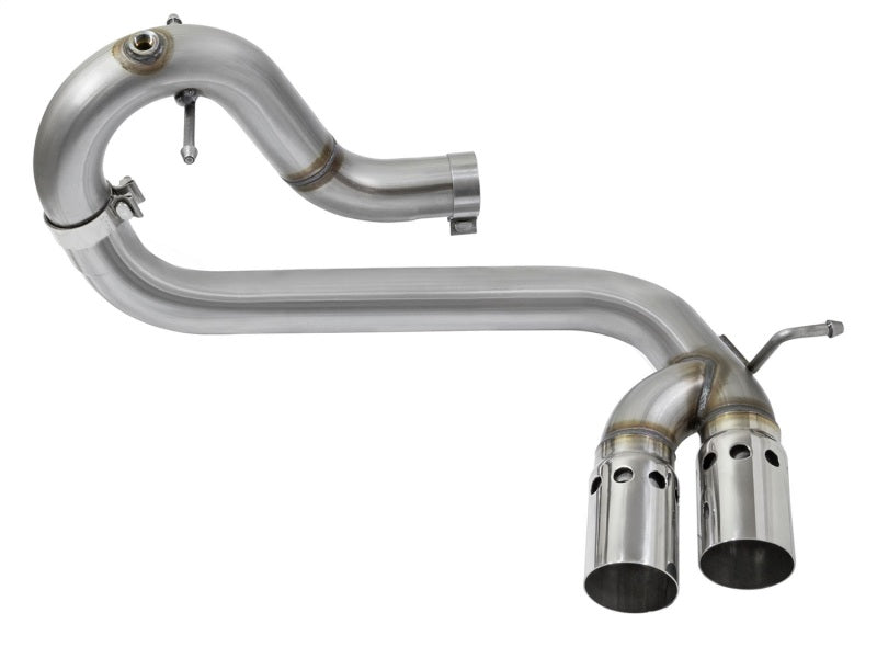 Load image into Gallery viewer, aFe Rebel Series DPF-Back 3in Side Exit SS Exhaust w/ IC Polished Tips 2016 GM Colorado/Canyon 2.8L
