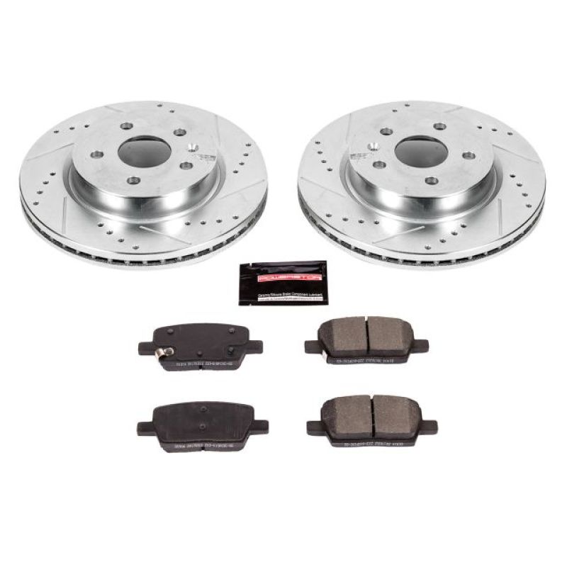 Load image into Gallery viewer, Power Stop 16-18 Cadillac CT6 Rear Z23 Evolution Sport Brake Kit
