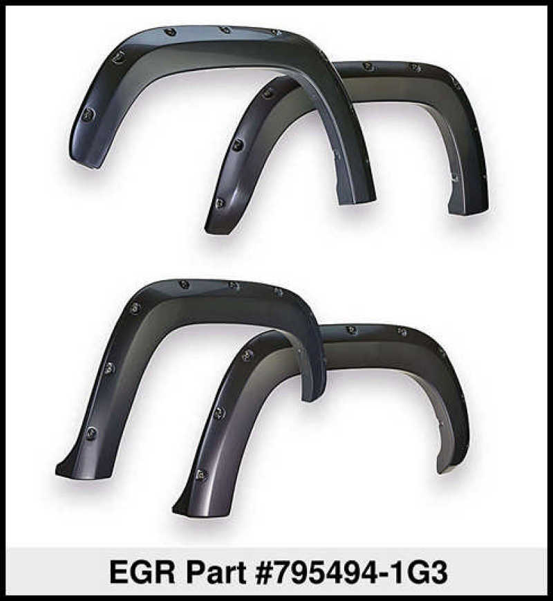 Load image into Gallery viewer, EGR 14+ Toyota Tundra Bolt-On Look Color Match Fender Flares - Set - MagneticGray
