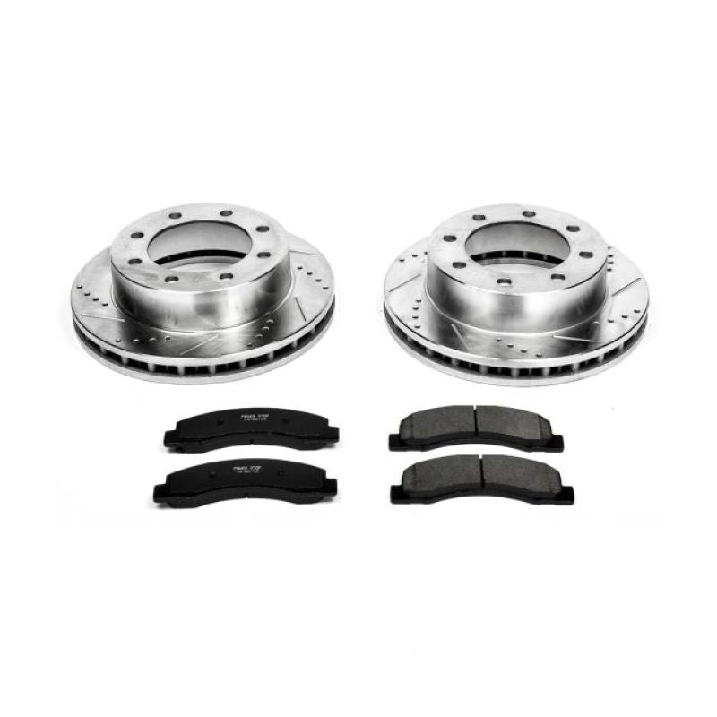Load image into Gallery viewer, Power Stop 1999 Ford F-250 Super Duty Front Z23 Evolution Sport Brake Kit
