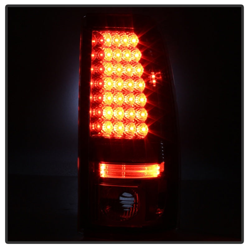 Load image into Gallery viewer, Spyder Chevy Silverado 1500 03-06 (Not Fit Stepside)LED Tail Lights Red Clear ALT-YD-CS03-LED-RC
