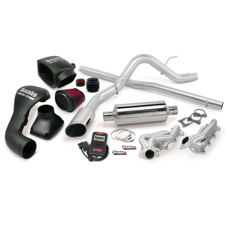 Load image into Gallery viewer, Banks Power 04-08 Ford 5.4L F-150 ECSB PowerPack System - SS Single Exhaust w/ Chrome Tip
