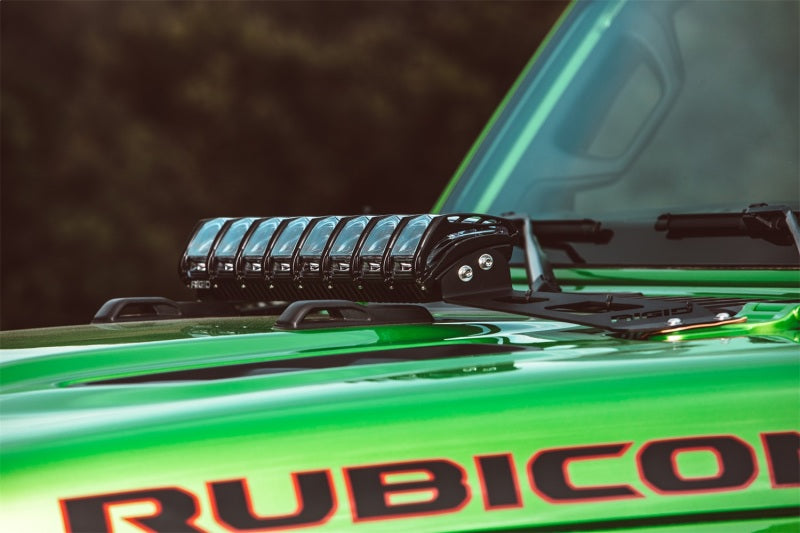 Load image into Gallery viewer, Rigid Industries 2018 Jeep JL - Hood Mount Kit - Mounts 20in Adapt Series
