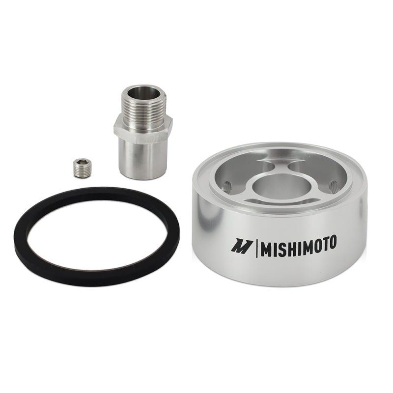 Load image into Gallery viewer, Mishimoto Oil Filter Spacer 32mm M22 x 1.5 Thread - Silver
