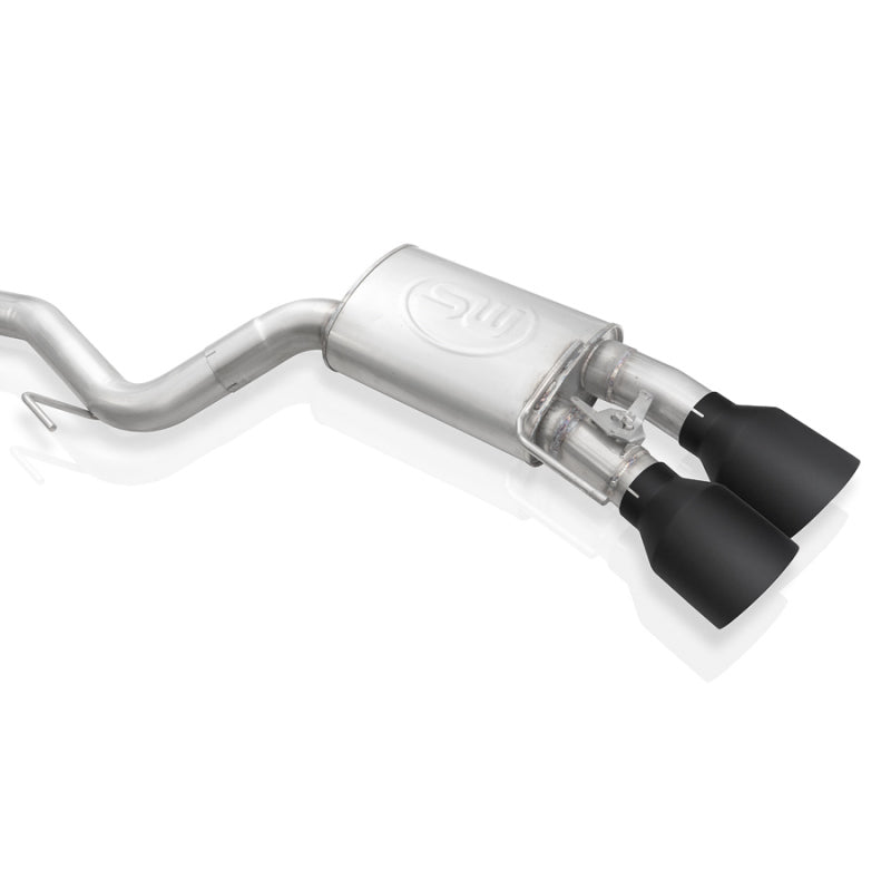 Load image into Gallery viewer, Stainless Works 2020 Ford GT500 Legend Catback H-Pipe Exhaust Factory Connect - Black Tips

