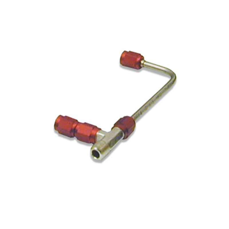 Load image into Gallery viewer, Nitrous Express 4500 Gemini SS Solenoid to Plate Connectors (New Style) - Red
