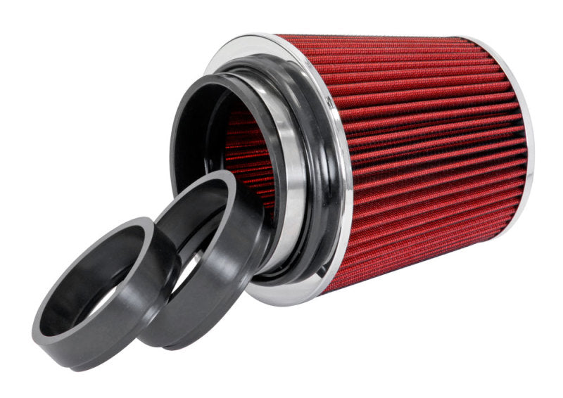 Load image into Gallery viewer, Spectre Adjustable Conical Air Filter 5-1/2in. Tall (Fits 3in. / 3-1/2in. / 4in. Tubes) - Red
