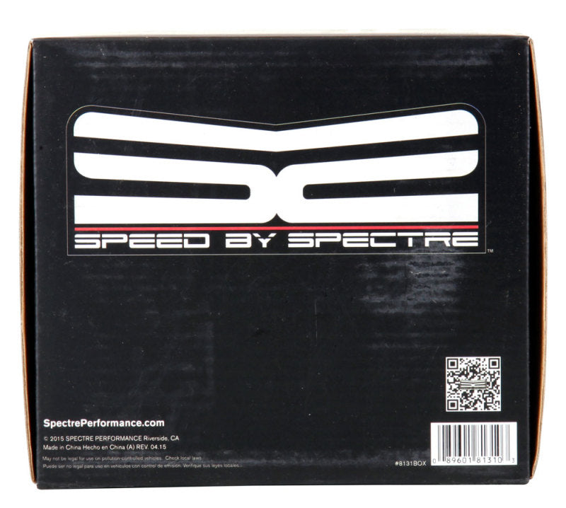 Load image into Gallery viewer, Spectre Adjustable Conical Air Filter 5-1/2in. Tall (Fits 3in. / 3-1/2in. / 4in. Tubes) - Black
