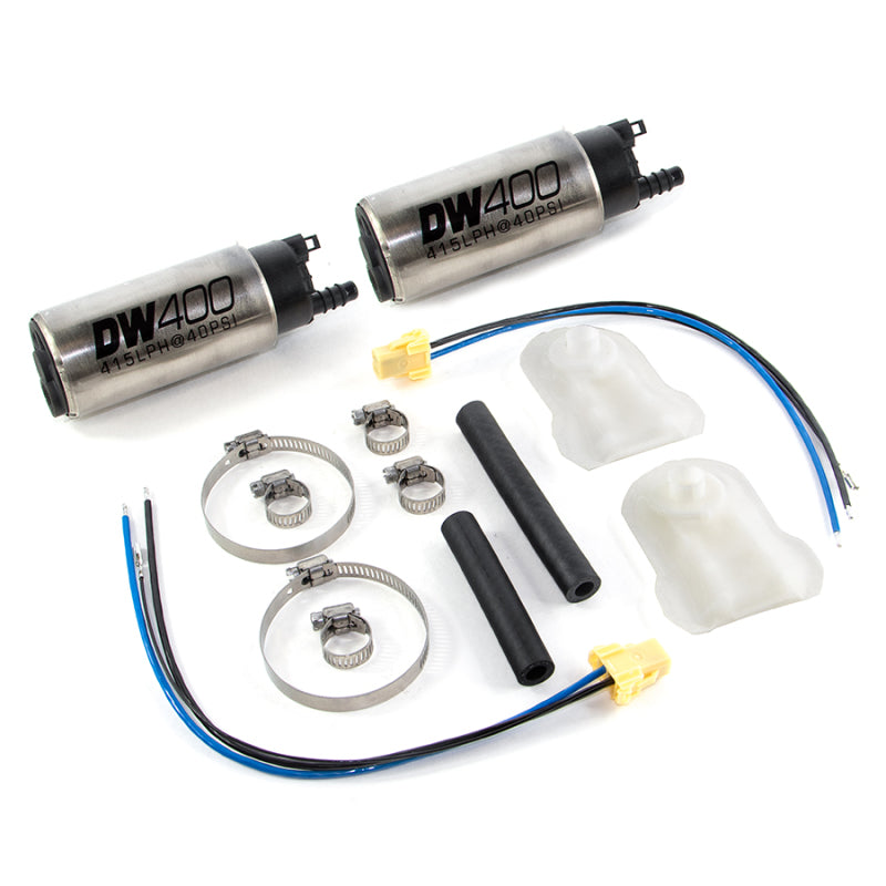 Load image into Gallery viewer, DeatschWerks 415LPH DW400 In-Tank Fuel Pump w/ 9-1049 Install Kit 99-04 Ford 150 Lightning
