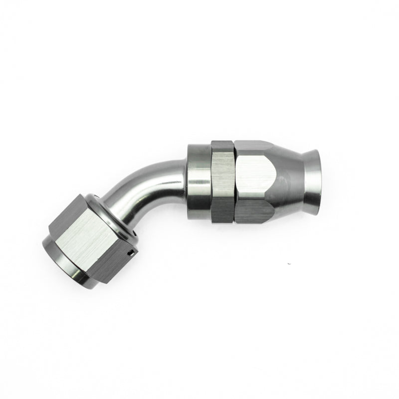 Load image into Gallery viewer, DeatschWerks 10AN Female Swivel 45-Degree Hose End PTFE (Incl. 1 Olive Insert)
