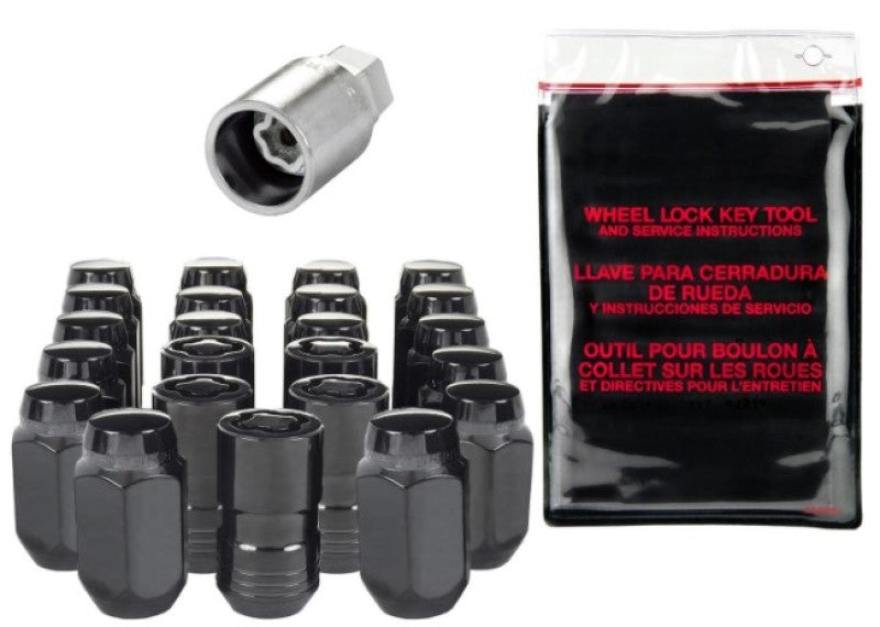 Load image into Gallery viewer, McGard SplineDrive Tuner 23-PC Jeep JL Install Kit w/Locks &amp; Tool (Cone) M14X1.5 / 22m Hex - Black
