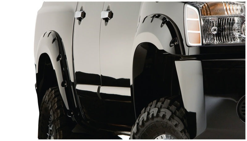 Load image into Gallery viewer, Bushwacker 04-15 Nissan Titan Pocket Style Flares 2pc - Black
