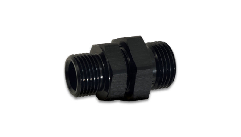 Load image into Gallery viewer, Vibrant -10AN to -10AN Male to Male Union Adapter - Anodized Black
