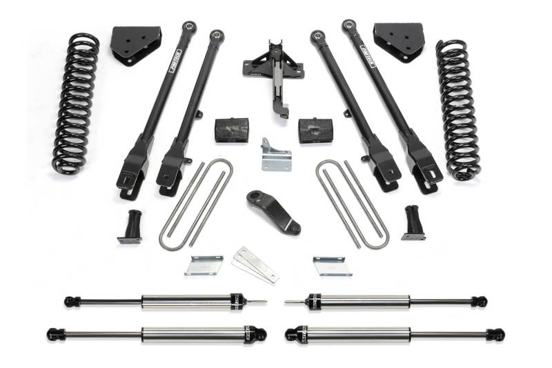 Load image into Gallery viewer, Fabtech 11-13 Ford F450/550 4WD 10 Lug 6in 4Link Sys w/Coils &amp; Dlss Shks
