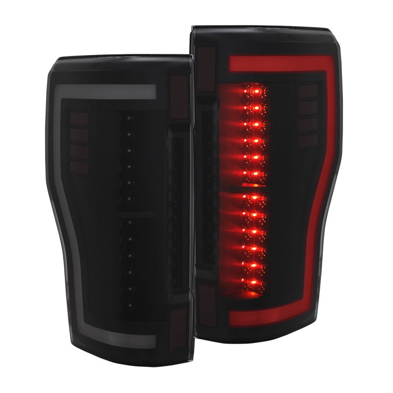 Load image into Gallery viewer, ANZO 2017+ Ford F-250 LED Taillights - Black/Smoke

