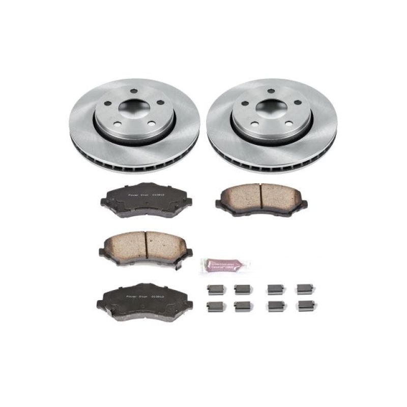 Load image into Gallery viewer, Power Stop 07-17 Jeep Wrangler Front Autospecialty Brake Kit
