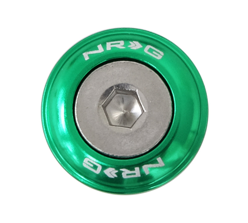 Load image into Gallery viewer, NRG Fender Washer Kit w/Rivets For Plastic (Green) - Set of 10
