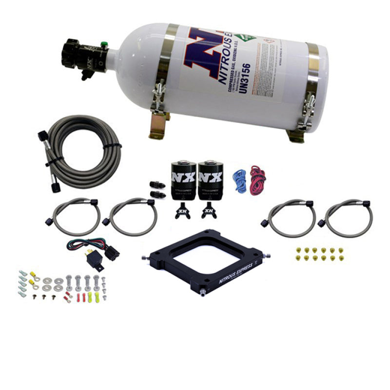 Load image into Gallery viewer, Nitrous Express 4500 Assassin Plate Pro Power Nitrous Kit (100-500HP) w/10lb Bottle
