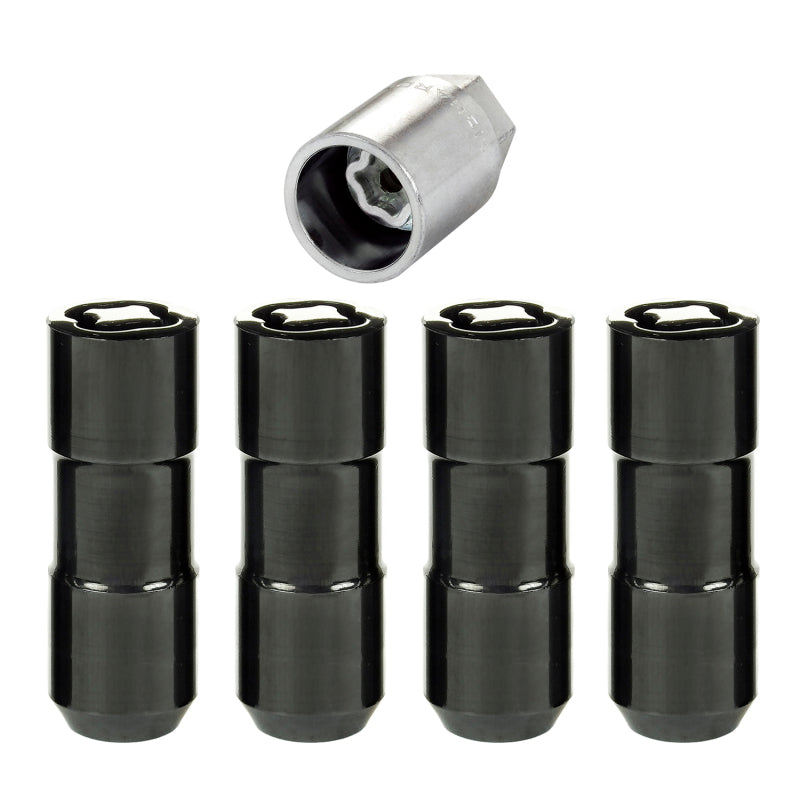 Load image into Gallery viewer, McGard Wheel Lock Nut Set - 4pk. (Cone Seat Duplex) 9/16-18 / 7/8 Hex / 2.5in. Length - Black
