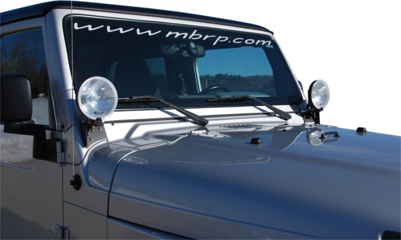 Load image into Gallery viewer, MBRP 97-06 Jeep Wrangler TJ Windshield Light Bracket
