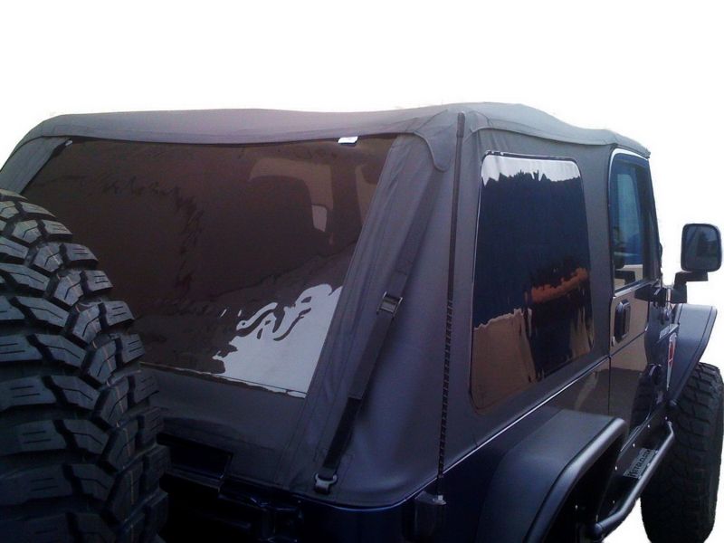 Load image into Gallery viewer, Rampage 1997-2006 Jeep Wrangler(TJ) Excludes LJ Unlimited Frameless Soft Top Kit - Black Diamond
