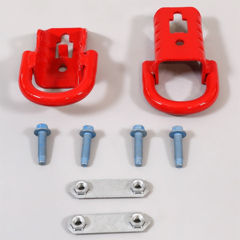Load image into Gallery viewer, Ford Racing 15-22 F-150 Tow Hooks - Red (Pair)
