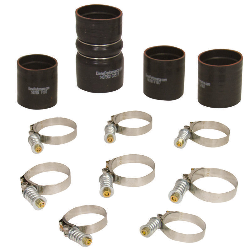 Load image into Gallery viewer, BD Diesel Intercooler Hose &amp; Clamp Kit - 2008-2010 Ford 6.4L Powerstroke
