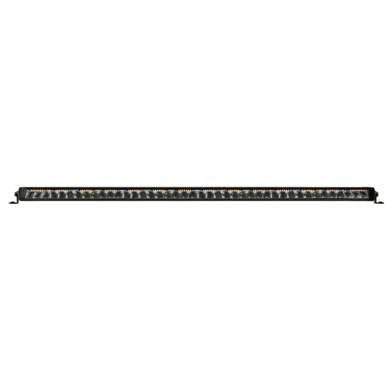 Load image into Gallery viewer, Go Rhino Xplor Blackout Combo Series Sgl Row LED Light Bar w/Amber (Side/Track Mount) 39.5in. - Blk
