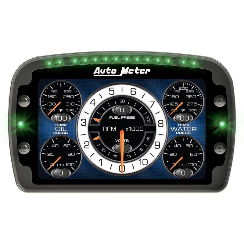 Load image into Gallery viewer, Autometer Racing Instrument Display Color LCD Including Shift and Alarm Lights Datalogging CD7
