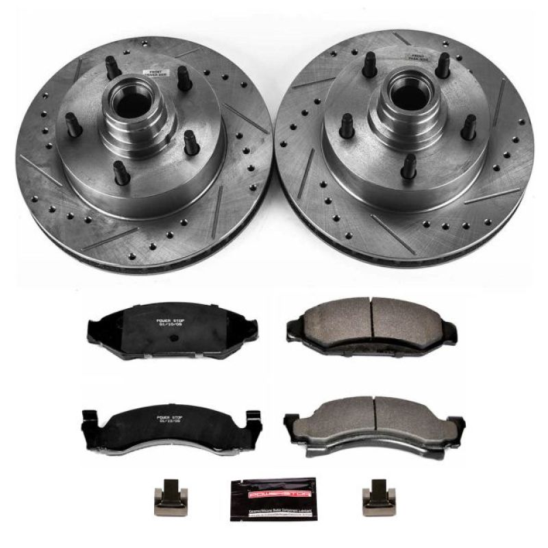 Load image into Gallery viewer, Power Stop 87-93 Ford E-150 Front Z23 Evolution Sport Brake Kit
