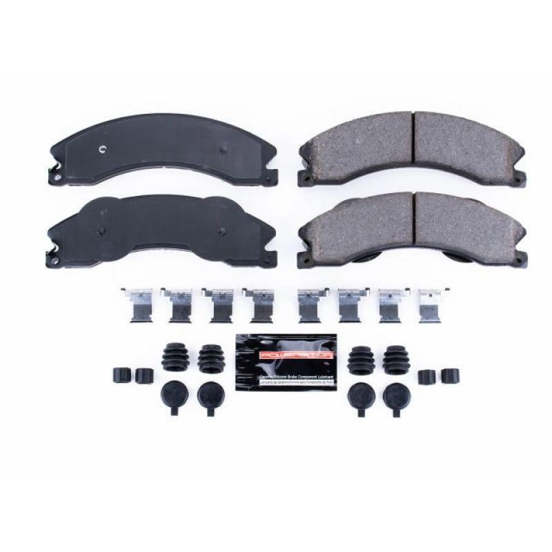 Load image into Gallery viewer, Power Stop 2011 Chevrolet Silverado 2500 HD Front or Rear Z23 Evolution Sport Brake Pads w/Hardware
