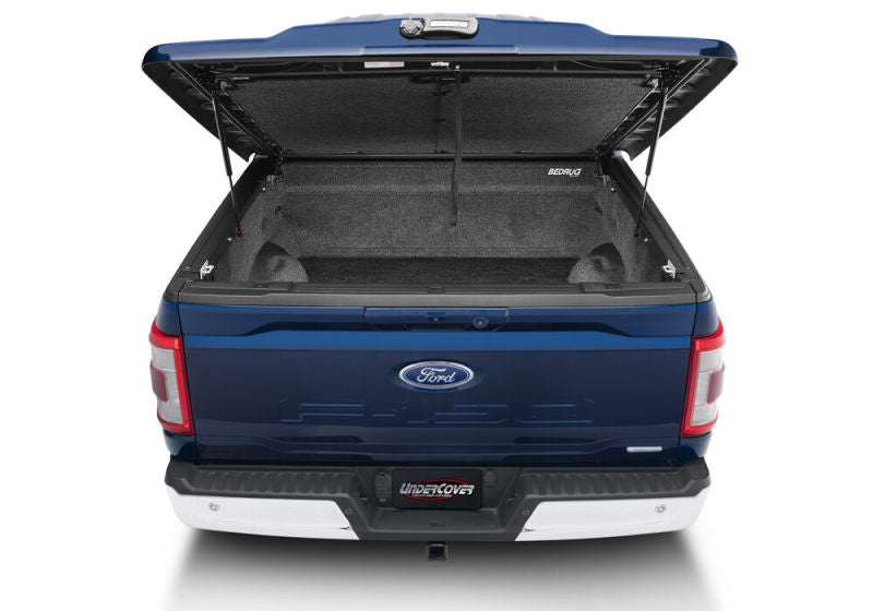 Load image into Gallery viewer, UnderCover 2021 Ford F-150 Crew Cab 5.5ft Elite LX Bed Cover - Antimatter Blue
