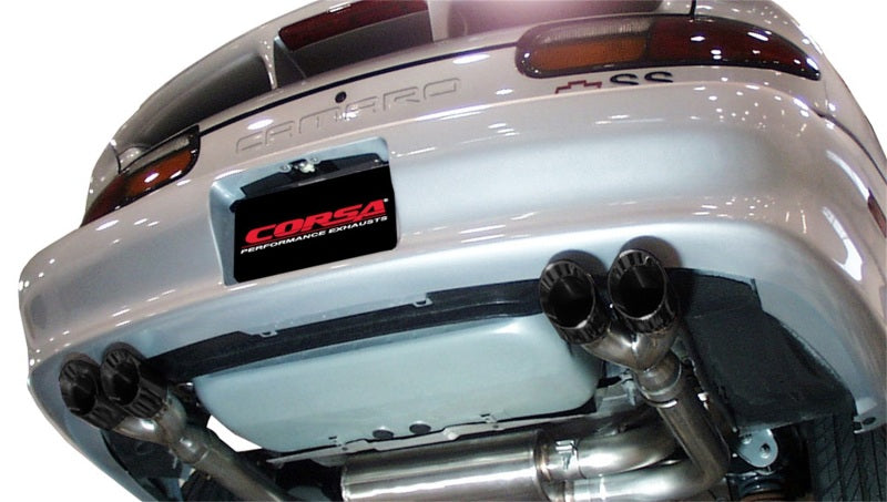 Load image into Gallery viewer, Corsa 1998-2002 Chevrolet Camaro Convertible Z28 5.7L V8 LS1 Black Tip Sport Cat-Back Exhaust
