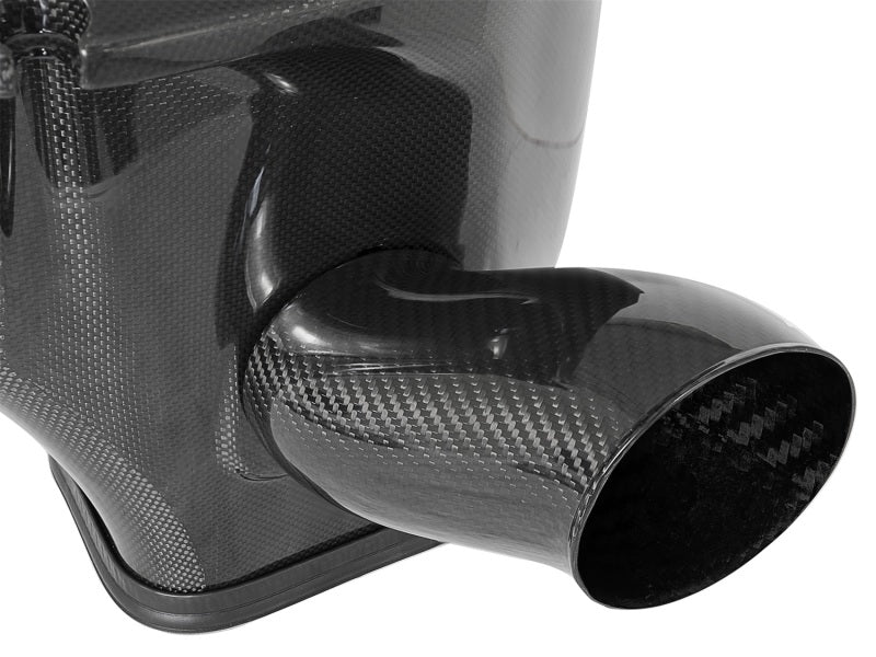 Load image into Gallery viewer, aFe Momentum GT Carbon Fiber Dynamic Air Scoop 15-18 Dodge Challenger V6-3.6L/V8-5.7L/6.4L HEMI
