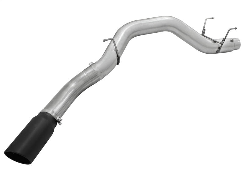 Load image into Gallery viewer, aFe MACHForce XP 5in DPF-Back SS Exhaust Dodge RAM 13-14 6.7L (td) Mega Cab w/ Black Tip
