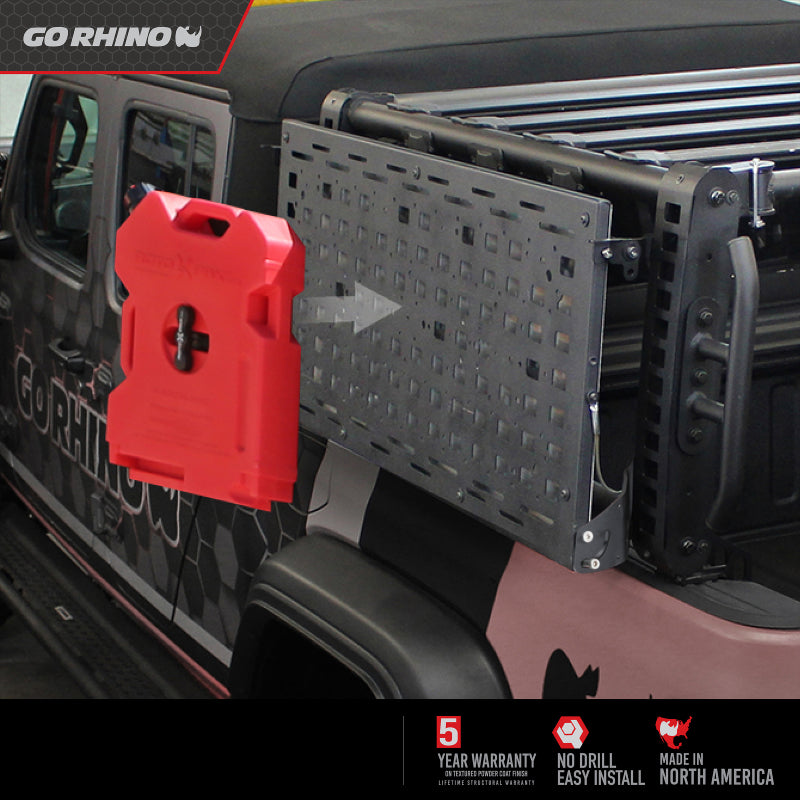 Load image into Gallery viewer, Go Rhino XRS Accessory Gear Table for Full-Sized Trucks (Mounts to 5952000T) - Tex. Blk
