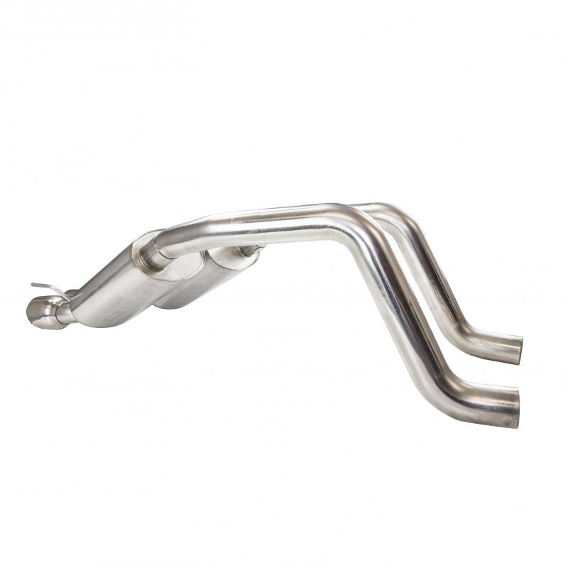 Load image into Gallery viewer, Kooks 06-13 Chevy Corvette C6 ZO6/ZR1 LS9/LS7 6.2L/7.0L OEM x 3in Axleback w/Pol tips
