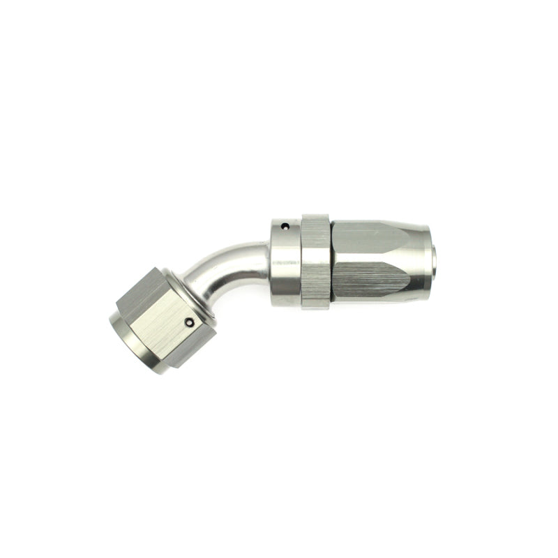 Load image into Gallery viewer, DeatschWerks 8AN Female Swivel 45-Degree Hose End CPE
