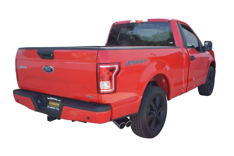 Load image into Gallery viewer, Gibson 15-19 Ford F-150 XL 5.0L 3in/2.5in Cat-Back Dual Sport Exhaust - Stainless
