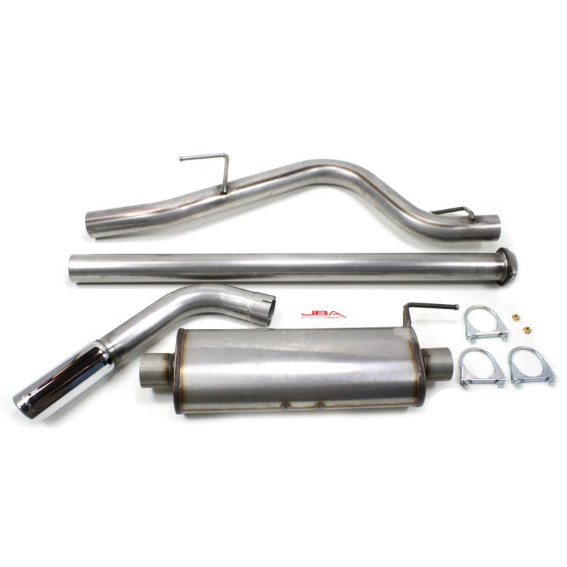 Load image into Gallery viewer, JBA 11-14 Ford F-150 All 2.7L/3.5L/5.0L 409SS Pass Side Single Exit Cat-Back Exhaust
