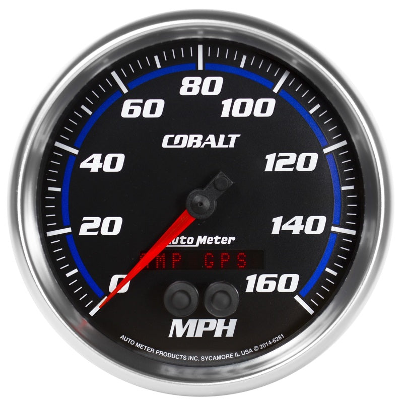 Load image into Gallery viewer, Autometer Cobalt 5in 0-140MPH In-Dash Electronic GPS Programmable Speedometer
