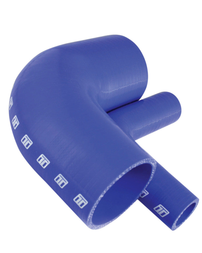 Load image into Gallery viewer, Turbosmart 90 Elbow 2.50 - Blue Silicone Hose
