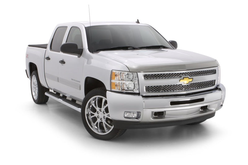 Load image into Gallery viewer, AVS 17-18 Nissan Titan Aeroskin Low Profile Hood Shield - Chrome
